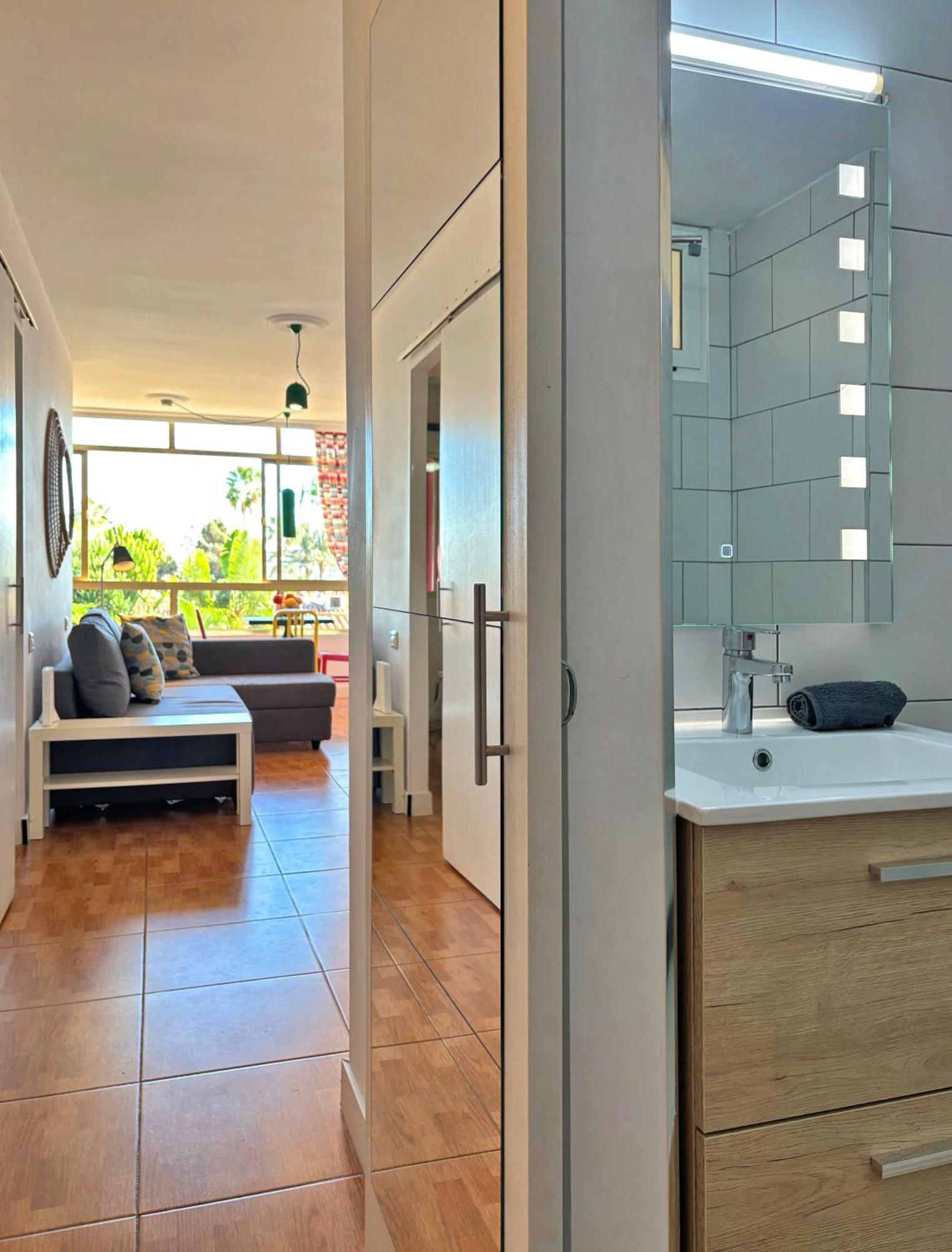 Gemütliche Retro-Wohnung in Playa del Inglés San Bartolomé Exterior foto